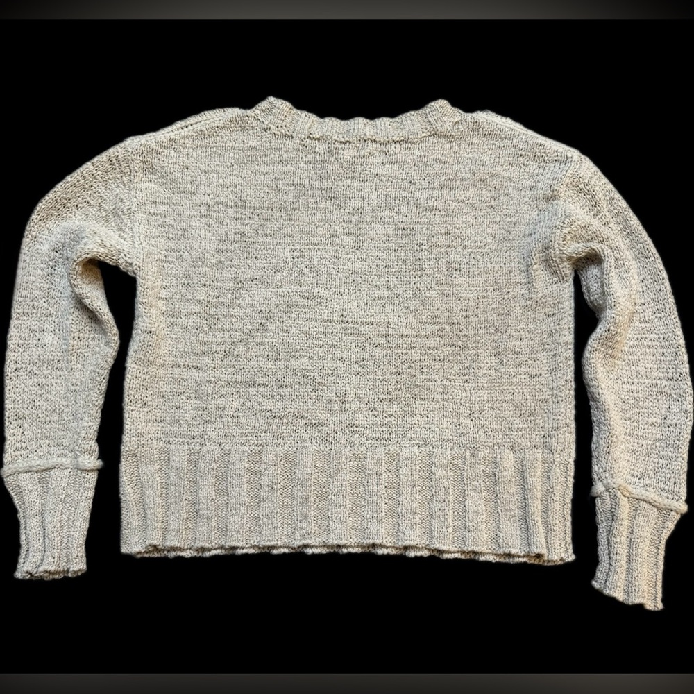 Philosophy Beige/Cream/Tan Knitted Sweater - classic, classy, comfy, size small